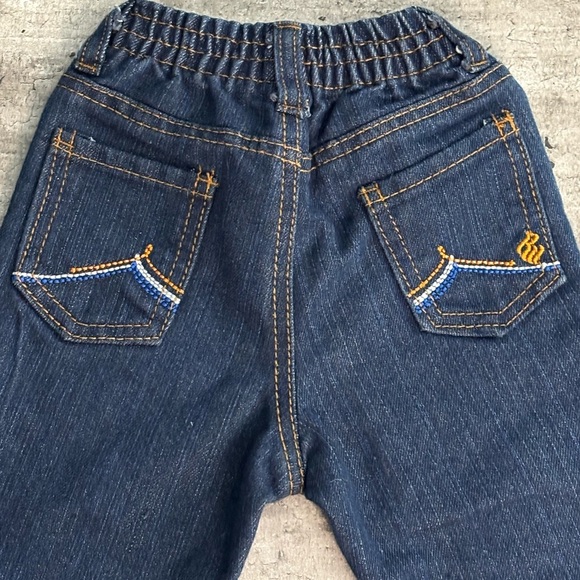 Rocawear Classic 6-9 Months Baby Infant Jeans Master Builder EUC Embroidered - Picture 5 of 6